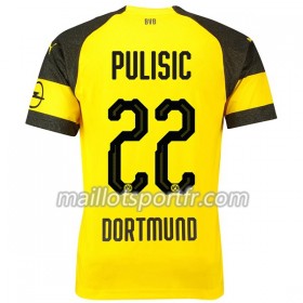 Maillot de Foot Borussia Dortmund Pulisic 22 Domicile 2018/19